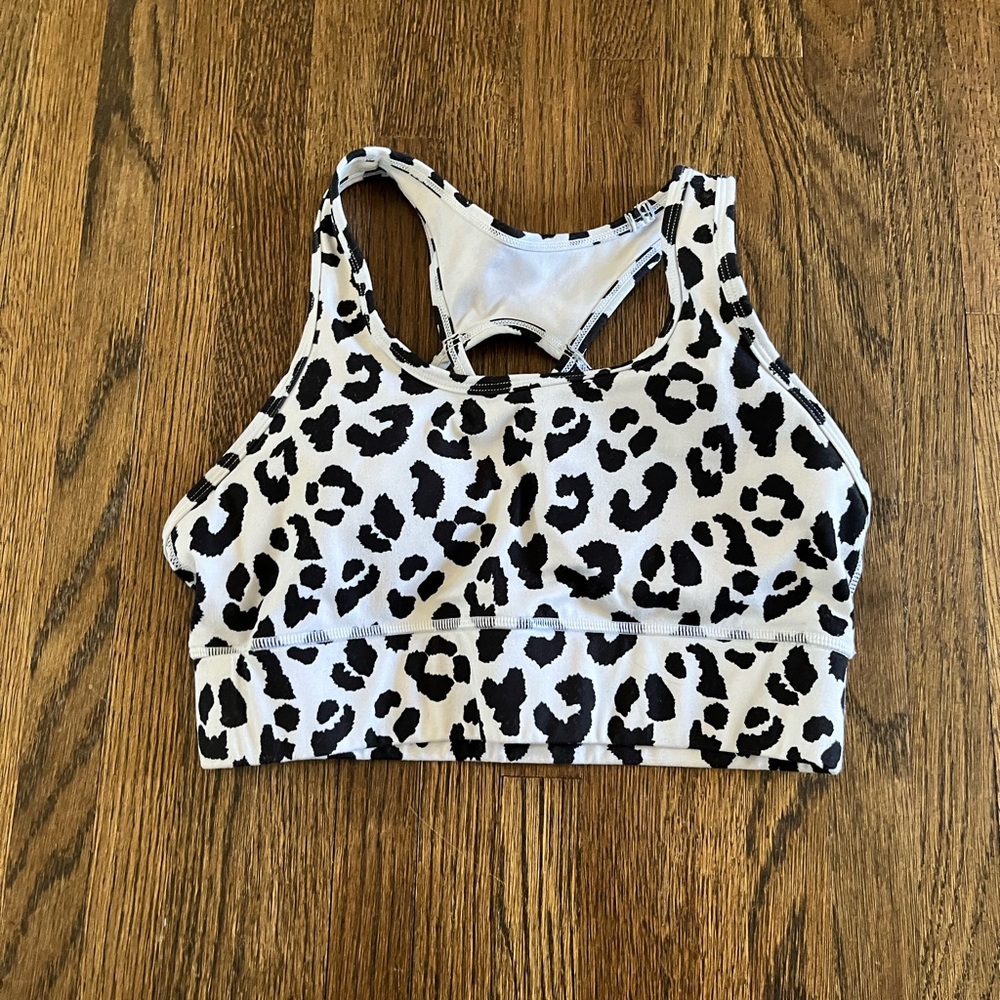 Leopard Print Sports Bra